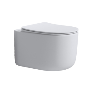 Унитаз Boheme Flow 969-SET-MW белый матовый, сиденье микролифт