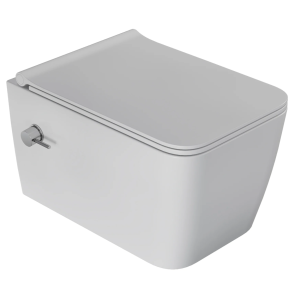 Унитаз подвесной с биде Boheme Zen 967-SET-2-MW белый матовый 