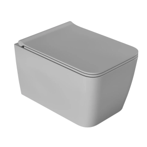 Унитаз Boheme Zen 967-SET-L серый матовй Унитаз Boheme Zen 967-SET-L серый матовй