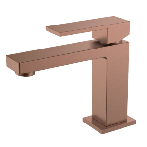 Смеситель для раковины Boheme Qubic 471-BRB бронза браш