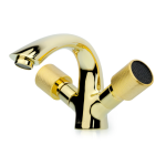 Смеситель для раковины Boheme Royal Cristal 291-Royal/CRSTblack золото