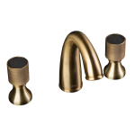 Смеситель для раковины Boheme Royal Cristal 317-Royal/CRSTblack бронза