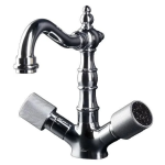 Смеситель для раковины Boheme Royal Cristal 272-Royal/CRSTblack хром