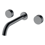 Смеситель для раковины Boheme Stick 152-2-SGM.4 оружейная сталь глянцевая