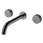 Смеситель для раковины Boheme Stick 152-2-SGM.2 оружейная сталь глянцевая 