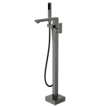 Смеситель для ванны Boheme Qubic 479-GM оружейная сталь