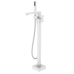 Смеситель для ванны Boheme Qubic 479-MW белый матовый