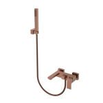 Смеситель для ванны  Boheme Qubic 473-BRB бронза браш