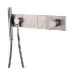 Смеситель для ванны Boheme Zodiac 132-SYS-NB никель браш