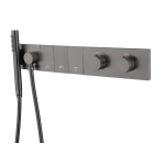 Смеситель для ванны Boheme Zodiac 133-SYS-GM оружейная сталь