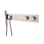 Смеситель для ванны Boheme Zodiac 133-SYS-NB никель браш