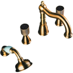 Смеситель на борт ванны Boheme Royal Cristal 391-Royal/CRST black бронза