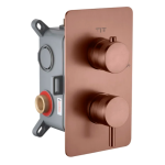 Смеситель для ванны и душа Boheme Cell 135-2-BRB бронза браш 