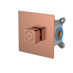 Смеситель для ванны и душа Boheme Quad 154-5-CB медь браш