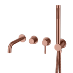 Смеситель для ванны Boheme Uno 464-3-CB медь браш