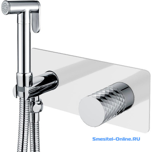 Фото Гигиенический душ Boheme Stick 127-WCR.3 белый, хром
