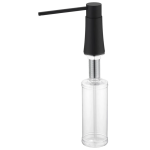 Дозатор для кухни встраиваемый Boheme 630-B черный