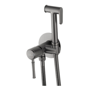 Смеситель с гигиеническим душем Wonzon&Woghand Tor WW-88829073-BGM темный графит 