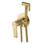 Смеситель с гигиеническим душем Wonzon&Woghand Brilliant WW-88829079-BG брашированное золото 