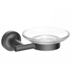 Мыльница с держателем WONZON & WOGHAN SIMPLE, Темный графит (WW-6522-BGM)