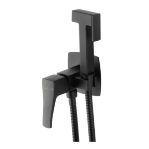 Смеситель с гигиеническим душем Wonzon&Woghand Flex WW-88829072-MB черный матовый   