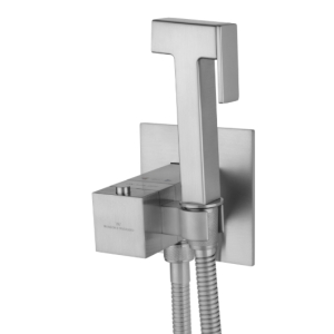 Смеситель с гигиеническим душем Wonzon&Woghand WW-88829910-BN брашированный никель 