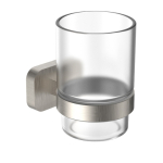 Стакан для зубных щеток с держателем WONZON & WOGHAND GRAFFITY, Брашированный никель (WW-9321-BN)