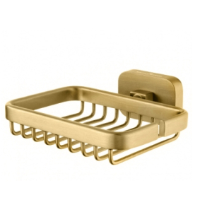 Мыльница с держателем WONZON & WOGHAND GRAFFITY, Брашированное золото (WW-9324-BG)