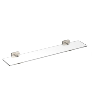 Стеклянная полка для ванной WONZON & WOGHAND GRAFFITY, Брашированный никель (WW-9327-BN)