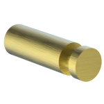 Крючок для ванной WONZON & WOGHAND EASY, Брашированное золото (WW-8105-2-BG)