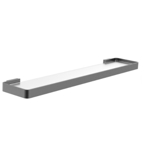 Стеклянная полка для ванной WONZON & WOGHAND LOTTE, Темный графит (WW-8327A-BGM)