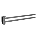 Полотенцедержатель поворотный WONZON & WOGHAND LOTTE, Темный графит (WW-8331-BGM)