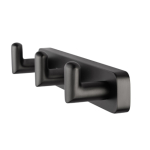 Вешалка с 3 крючками для ванной WONZON & WOGHAND GRAFFITY, Темный графит (WW-9335-BGM)