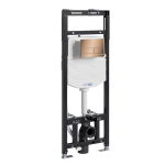 Инсталляция для унитаза Wasserkraft Alme 15TLT.010.ME.RG04 с клавишей - розовое золото