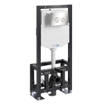 Инсталляция для унитаза Wasserkraft Dill 61TLT.010.ME.BN01 с клавишей - никель