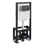 Инсталляция для унитаза Wasserkraft Dill 61TLT.010.ME.MB03 с клавишей - черный матовый