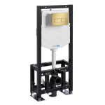Инсталляция для унитаза Wasserkraft Dill 61TLT.010.ME.MG03 с клавишей - золото матовое