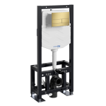 Инсталляция для унитаза Wasserkraft Dill 61TLT.010.ME.MG04 с клавишей - золото матовое