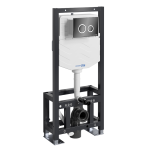 Инсталляция для унитаза Wasserkraft Dill 61TLT.010.ME.PB01 с клавишей - черный