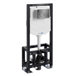 Инсталляция для унитаза Wasserkraft Dill 61TLT.010.ME.PB02 с клавишей - черный