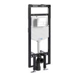 Инсталляция для унитаза Wasserkraft Dinkel 58TLT.010.ME.CH04 с клавишей - хром