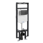 Инсталляция для унитаза Wasserkraft Dinkel 58TLT.010.ME.MB01 с клавишей - черный матовый