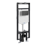 Инсталляция для унитаза Wasserkraft Dinkel 58TLT.010.ME.MB03 с клавишей - черный матовый