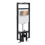 Инсталляция для унитаза Wasserkraft Dinkel 58TLT.010.ME.RG02 с клавишей - розовое золото