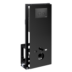 Инсталляция для унитаза Wasserkraft Glan 66TLT.010.ME.BL.MB01 черный, с клавишей - черный матовый