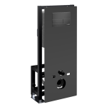 Инсталляция для унитаза Wasserkraft Glan 66TLT.010.ME.BL.MB04 черный, с клавишей - черный матовый