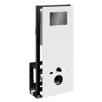 Инсталляция для унитаза Wasserkraft Glan 66TLT.010.ME.WH.PB04 белый, с клавишей - черный