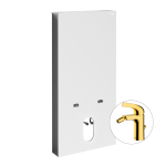 Инсталляция для биде Wasserkraft Naab 86BDT.050.WH.SQ7106 белый, со смесителем