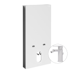 Инсталляция для биде Wasserkraft Naab 86BDT.050.WH.SQ8506 белый, со смесителем