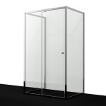 Душевой уголок 120х90 Wasserkraft Aula 11P21 хром